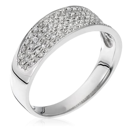 Orphelia RD-3380/60 - Ring - 18 Karaat Witgoud / Diamant 0.50 ct