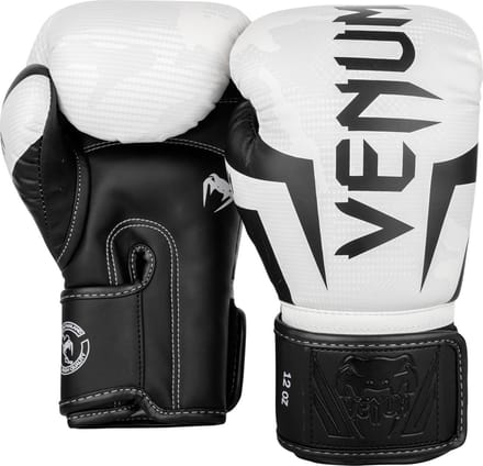 Venum Bokshandschoenen Elite Camo Wit Zwart - 10 OZ