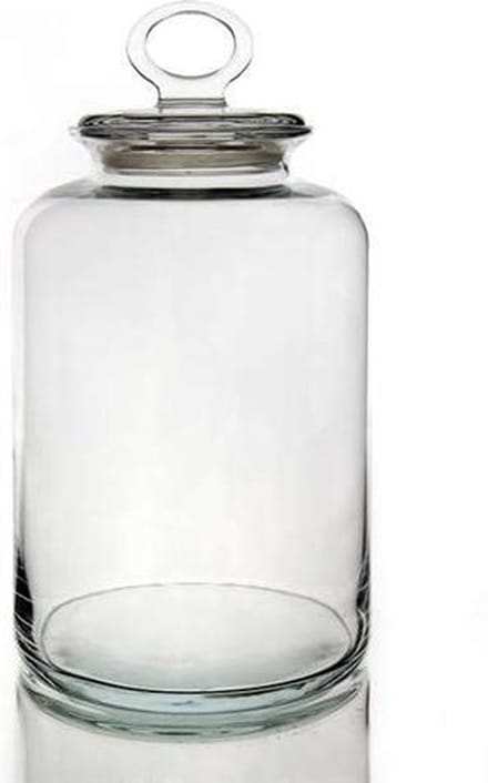 Pasabahce voorraadpot met glazen deksel 1,5 liter