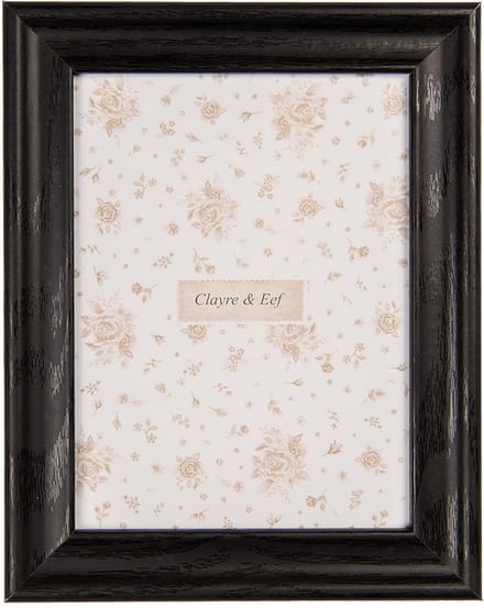 Clayre & Eef Fotolijst 15x20 cm Zwart MDF