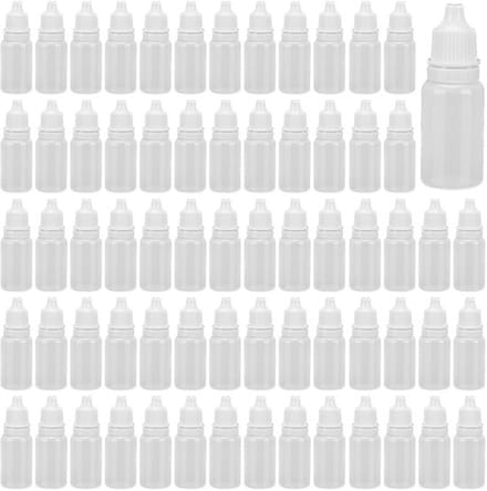 Dailygoody - Plastic druppelflesjes - Oogdruppels - 250 stuks - 10 ml