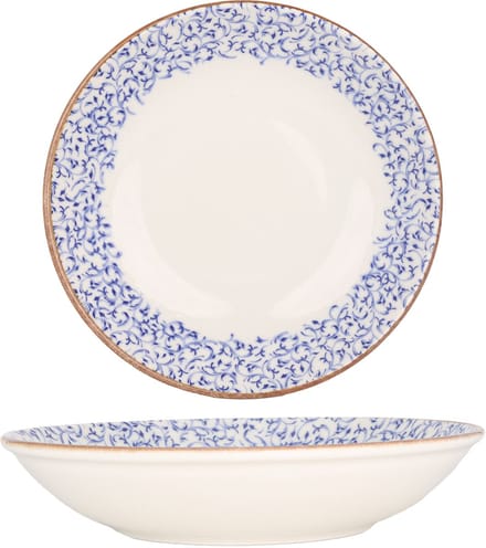 By Bone Diepbord - Edera - Porselein - 25 cm (1300cc) - set van 6