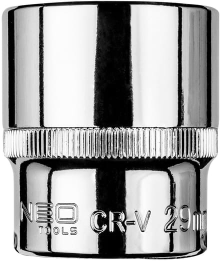 NEO - Nasadka Sześciokątna - 1/2" - 29 mm - Staal