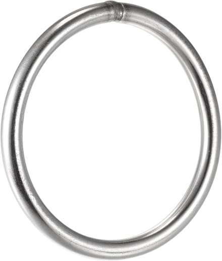 Dailygoods - Roestvrij Stalen O-ring 120 mm voor Hangende Objecten
