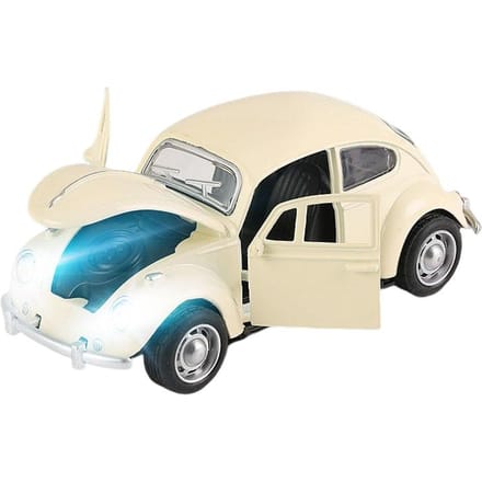 1:36 Alliage Modèle de Voiture Classique Son et Lumière Jouet pour Enfants Ornements de Voiture à Roues Poussées Modèle de Voiture à Tirer Jouet pour Garçon Moulé sous Pression Jouet Éducatif
