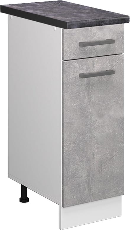 Vicco R-Line Keukenonderkast – 30 cm, WB Antraciet Beton