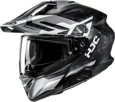 HJC RPHA 60 Dakar Zwart Wit Zilver Adventure Motorhelm - Helm