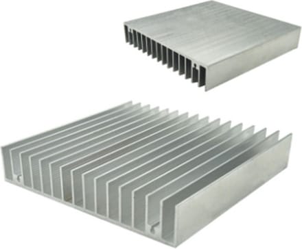 Heatsink 100mm x 100mm x 18mm Aluminium