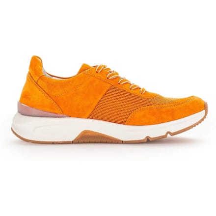 Gabor rollingsoft sensitive 46.897.31 - dames rollende wandelsneaker - Oranje - maat 41 (EU) 7.5 (UK)