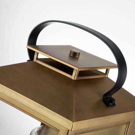 Hinkley LED Wand Buitenlamp Atwater | 1X E27 Max 60W | IP44 | Dimbaar | Painted Distressed Brass