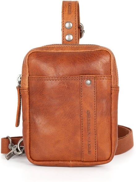 Leren Slingbag - Miami - Brandy Cognac