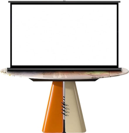 Projectorscherm - Mobiel Scherm - Thuisbioscoop Creëren - Snel Klaar - 91 cm 16:9 - Zwart