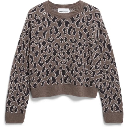 Loose fit gebreide pullover van zuivere wol, model 'DILIRIAA LAOPAA'