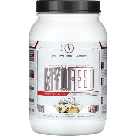 Purus Labs, MyoFeed, Brioche à la cannelle givrée, 1,7 lb (788 g)