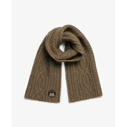 Superdry Cable Luxe Sjaal Bruin Vrouw