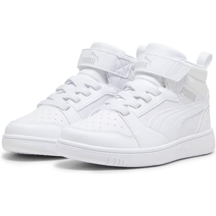 PUMA Puma Rebound V6 Mid AC+ PS Unisex Sneakers - PUMA White-Cool Light Gray
