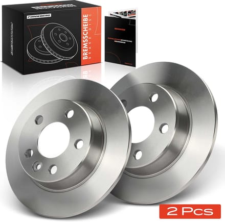 Frankberg 2x Remschijven Achteras voor VW