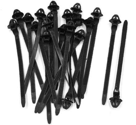 Golden crown - Push Mount Loop Kabelbinders - Kabelbeheer - Zwart