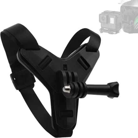 Motorhelm Chin Holder met J Hook Bevestiging en Antislip Siliconen voor GoPro en DJI Osmo Action Accessoires