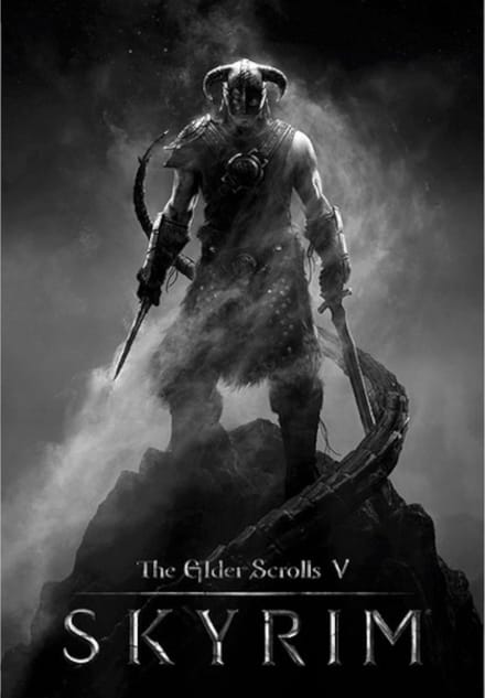 GBeye Poster - Skyrim Dragonborn - 91.5 X 61 Cm - Multicolor