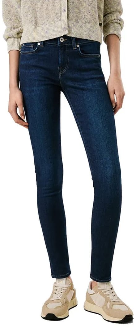 Pepe Jeans Soho Skinny Lage Taille Jeans Blauw 30 / 30 Vrouw