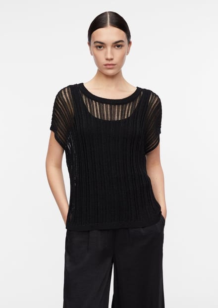 Ruime viscose blouse dames COMMA