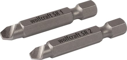wolfcraft - Schroevenverwijderaarset voor schroeven met defect aandrijfprofiel, 2-delig - 2982000