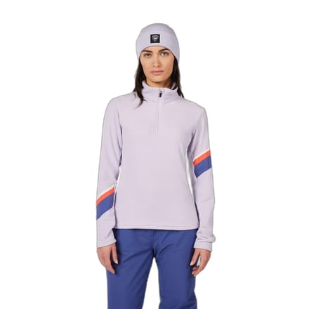 Rossignol Strawpile Fleece Met Halve Rits Paars 2XL Vrouw