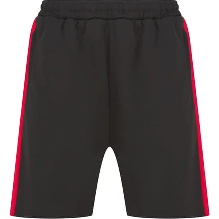 Adults Knitted Shorts met ritszakken Black/Red - M