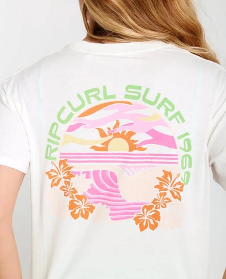 Rip Curl Molokai Relaxed TEE - Bone