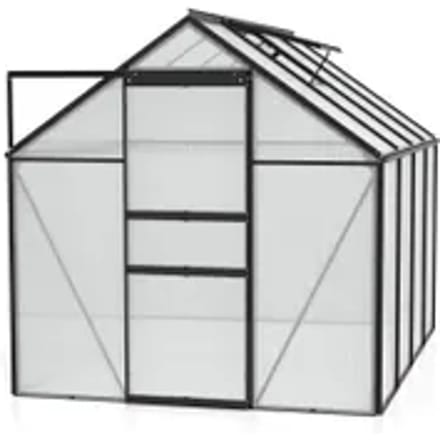 Vitavia Tuinkas Kit Comet 5000 - Polycarbonaat - 4mm - 5,01m² - 257x195x197cm - Zwart