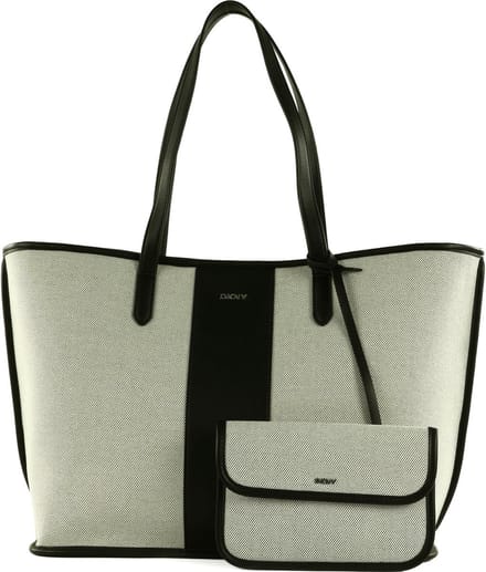 DKNY Schoudertas Shopper Hallie Tote Blk / Natural Crème