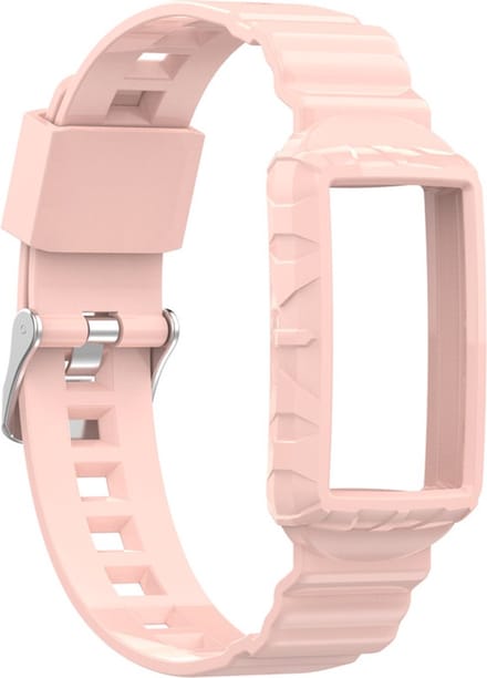 Siliconen bandje - geschikt voor Fitbit Charge 5 / Charge 6 - roze
