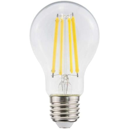 HOFTRONIC E27 LED Filament Lamp A60 - Dimbaar - Energielabel A - 4 Watt - 840 Lumen - 2700K Warm Wit - Transparant glas