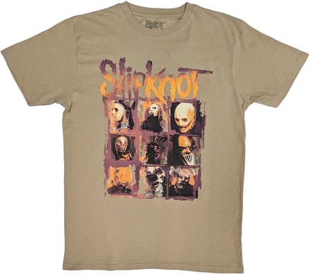 Slipknot - The End So Far Grid Photos Heren Tshirt - S - Bruin