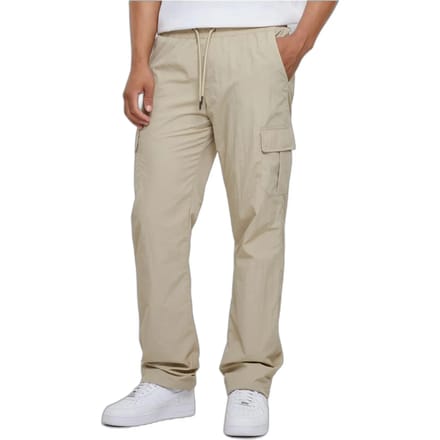 Urban Classics - Straight Leg Nylon Cargobroek - M - Grijs