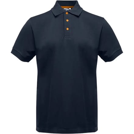 Polo met contrasterende knopen Pen Duick