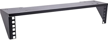 Bureaubeugel voor 19 inch componenten | 2U | zwart