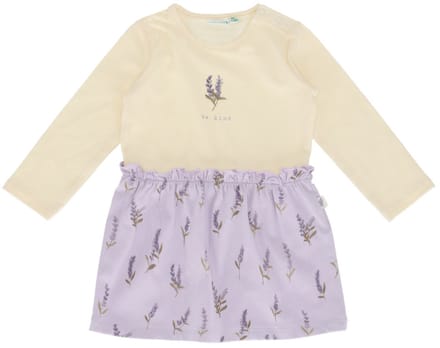 Babylook Lavender Jurk – Be Kind – Maat 68 - Buttercream