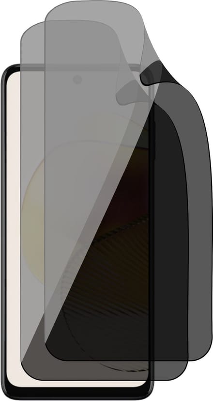 Privacy Screenprotector geschikt voor Motorola Moto G73 - 2x FlexGuard Screen Protector