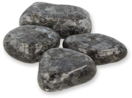 Larvikiet 250 gr. trommelstenen (mt3)