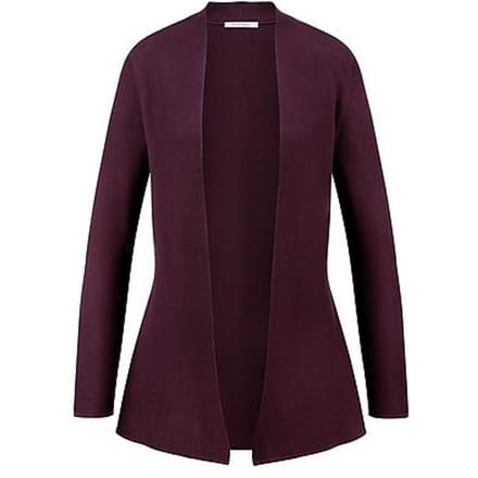 Vest 100% SUPIMA®-katoen lange mouwen Van Peter Hahn paars