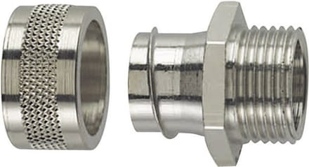 HellermannTyton 166-31005 PSC25-FM-M25 Slangbevestiging Metaal M25 21.10 mm Recht 1 stuk(s)