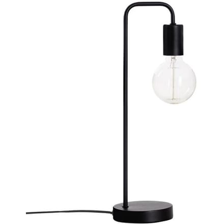 Atmosphera Tafellamp/bureaulampje Design Light - metallic zwart - H46 cm - Leeslamp