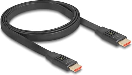Delock High Speed HDMI Flat Ribbon Cable 48 Gbps 8K 60 Hz 1 m