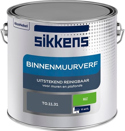 Sikkens - Binnenmuurverf Mat - T0.11.31 - Mengverf - 2,5 L