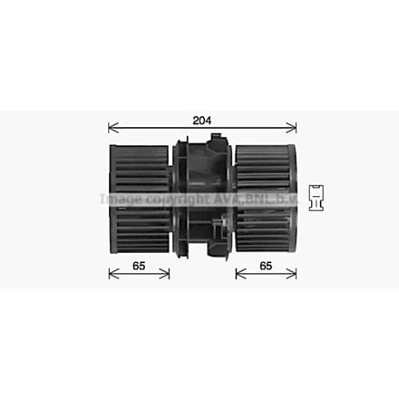 Elektromotor, interieurventilator AVA COOLING RT8666