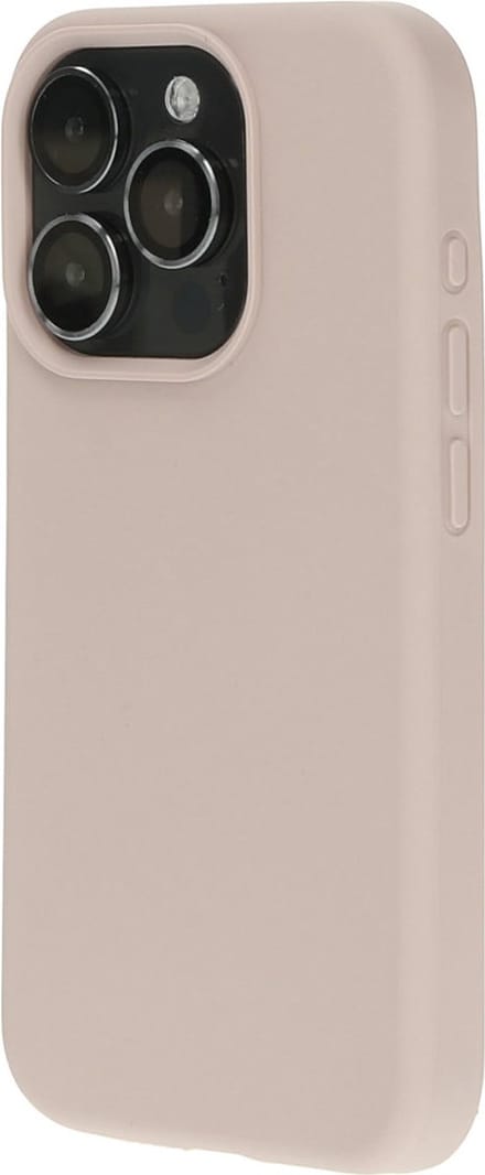 Mobiparts hoesje geschikt voor de Apple iPhone 15 Pro - Siliconen - Beige Roze