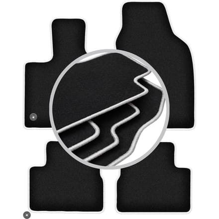 CARLUX-SILVER automatten voor: Fiat E-500X / 500x Elektrische crossover (2019-)