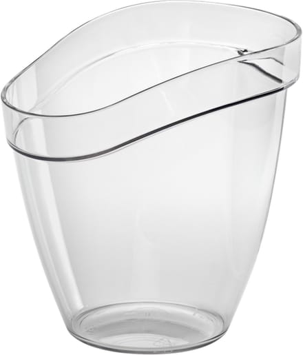 MPDrink Wijnkoeler Paris - transparant - PC kunststof - 23x18 cm - IJsemmer - wijnfles koeler